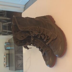 Palladium Baggy Boots Grey/Mauve